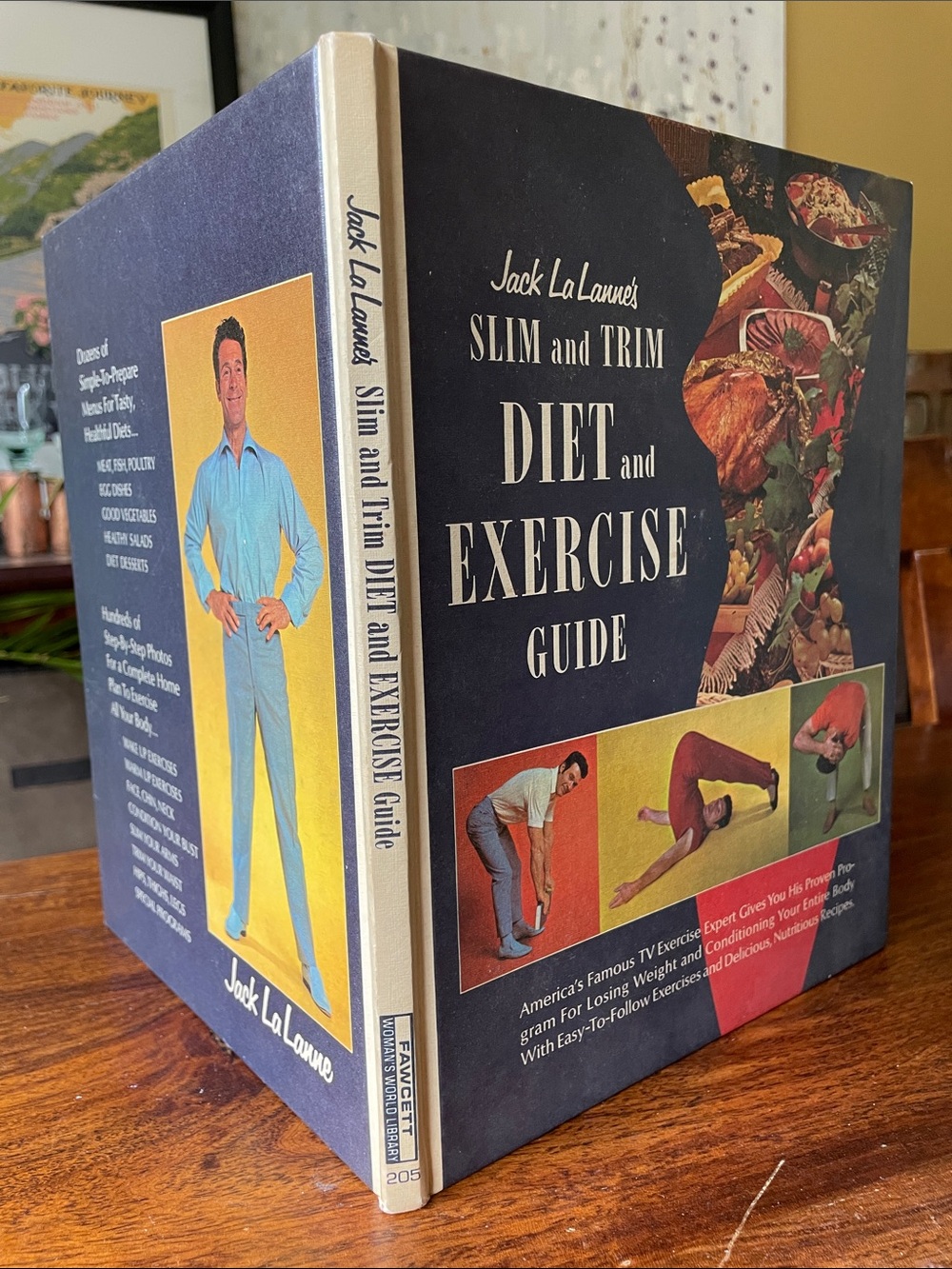 Jack LaLanne’s Slim & Trim Diet and Exercise Guide Vintage 1969 Hardcover Book